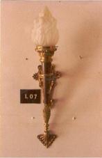 Frans antiek look appliek, Huis en Inrichting, Lampen | Wandlampen, Ophalen, Nieuw, Glas, Barok