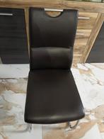 Eetkamerstoel 6 stuks Donker Bruin, Huis en Inrichting, Stoelen, Ophalen of Verzenden, Zo goed als nieuw, Bruin