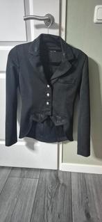 Zwart wedstrijdjasje met glitter maat xs, Dieren en Toebehoren, Dressuur, Nieuw, Ophalen of Verzenden, Dames