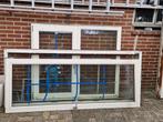 3 raamkozijnen en 1 deur, Doe-het-zelf en Verbouw, Kozijnen en Schuifpuien, Kunststof, Gebruikt, Overige typen, 150 tot 225 cm