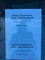 46 rubberen tegeldragers, Doe-het-zelf en Verbouw, Kunststof, Zwart, Overige typen, Nieuw