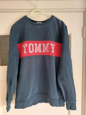 Blauwe sweater van Tommy Jeans maat M beschikbaar voor biedingen