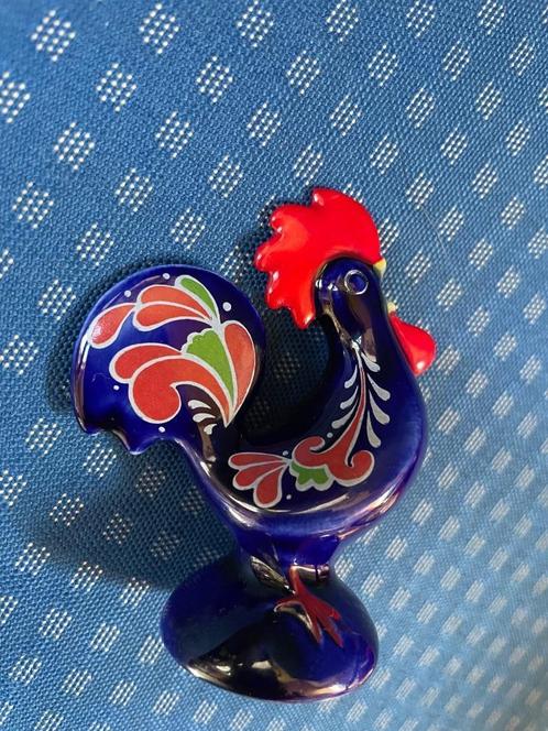 Haan Goebel blauw, Verzamelen, Beelden en Beeldjes, Zo goed als nieuw, Dier, Ophalen of Verzenden