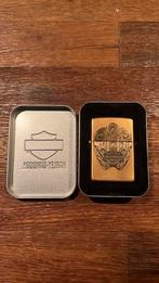 Harley davidson tank brass zippo, Verzamelen, Ophalen of Verzenden, Nieuw, Aansteker