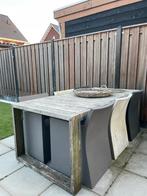 Tuintafel met 6 stoelen - GRATIS, Ophalen, Overige materialen, Gebruikt, 6 zitplaatsen