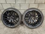 2 x 5x112 19 inch AMG velgen Nexen N8000 235/35/ZR19, Gebruikt, Banden en Velgen, 235 mm, Personenwagen