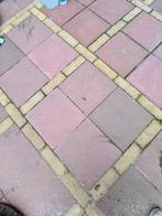GRATIS rode stoeptegels, Tuin en Terras, Tegels en Klinkers, Ophalen, Gebruikt, 10 m² of meer, Beton