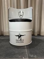 The wolf of wallstreet barrel chair upcycled, Huis en Inrichting, Ophalen, Zo goed als nieuw, Wit, Eén
