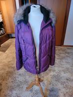 Miss Etam paarse winterjas XXL bontkraag, Paars, Maat 46/48 (XL) of groter, Ophalen of Verzenden, Zo goed als nieuw