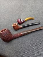 3 vintage oude pijpen, jaren '60 - '70., Ophalen of Verzenden, Gebruikt, (Water)pijp