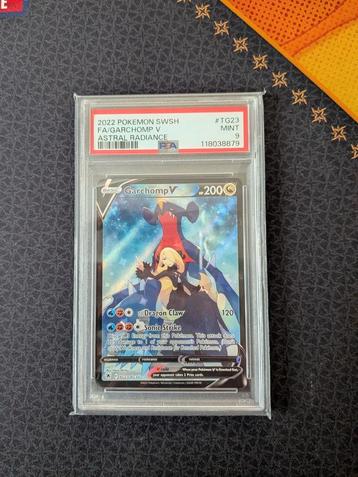 Garchomp V Full Art #TG23 Pokemon Astral Radiance PSA 9 beschikbaar voor biedingen