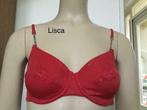 Bikinitop lisca rood Bikini top cup B S/M 36/38 als nieuw, Kleding | Dames, Badmode en Zwemkleding, Bikini, Ophalen of Verzenden