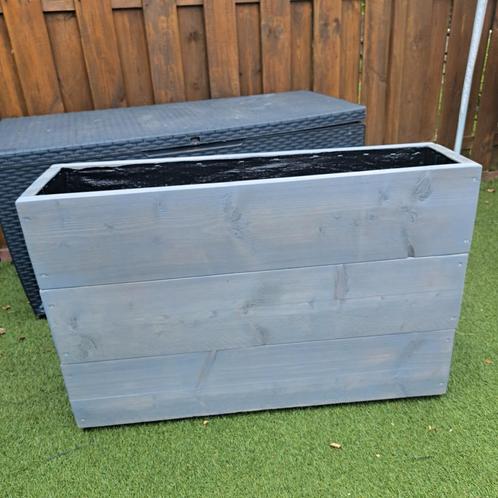 Steigerhouten bloembakken, Tuin en Terras, Bloembakken en Plantenbakken, Nieuw, Hout, Binnen, 60 tot 100 cm, Rechthoekig, Ophalen of Verzenden
