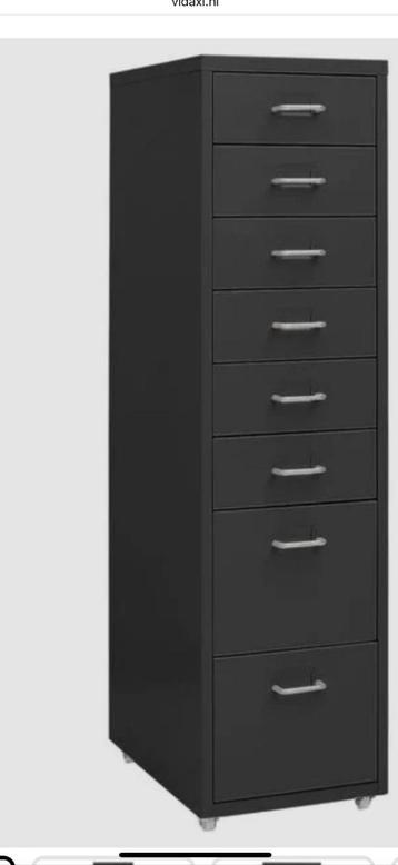 Ladeblok verrijdbaar 28x41x109 cm metaal antracietkleurig beschikbaar voor biedingen