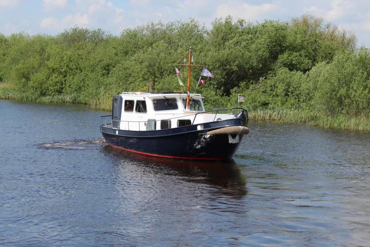 G van der Berk vlet 10.00 (bj 1980), Watersport en Boten, Motorboten en Motorjachten, Gebruikt, Staal, 9 tot 12 meter, Diesel