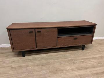 Tv meubel Henders en Hazel Livada 140cm choco brown €599,- beschikbaar voor biedingen