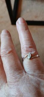 Aparte zilveren ring mt 16 mooie steen 925, Verzenden, Nieuw, Kleiner dan 17, Dame