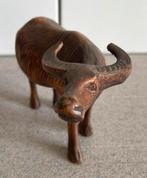 Houten buffel hout houtsnijwerk, Ophalen of Verzenden, Beeldje of Figuurtje