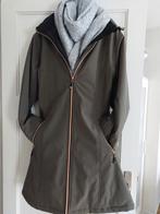 Dames winterjas (groen met koperkleurige ritsen), Ophalen, Maat 46/48 (XL) of groter, Zo goed als nieuw, Adventure line