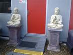 Set buddha beeld op Sokkel, Huis en Inrichting, Woonaccessoires | Boeddhabeelden, Ophalen, Zo goed als nieuw, Nvg, Nvt