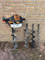 Lumag grondboor met 4 verschillende boren, Ophalen, Zo goed als nieuw, Overige soorten