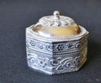 Zilveren doosje achthoekig., Ophalen of Verzenden, Zilver