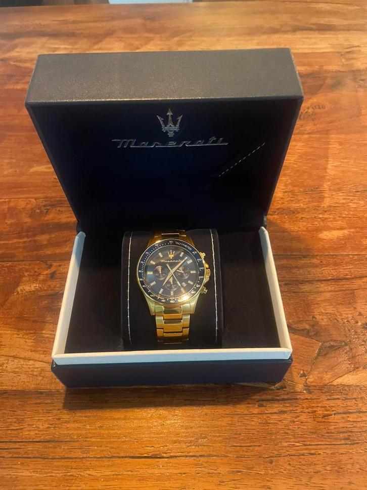 Horloge maserati, Sieraden, Tassen en Uiterlijk, Horloges | Heren, Nieuw, Polshorloge, Overige merken, Ophalen of Verzenden