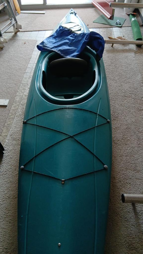 keurige toerkajak met ruime  instap Acadia van Perception, Watersport en Boten, Kano's, Gebruikt, Kajak, Eén persoon, Ophalen of Verzenden