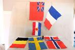 12 Vintage nautische vlaggen  verschillende landen, Verzamelen, Scheepvaart, Ophalen of Verzenden, Gebruikt, Overige typen