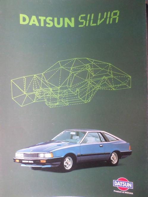 Datsun Nissan Silvia 200SX 1982 Brochure, Boeken, Auto's | Folders en Tijdschriften, Zo goed als nieuw, Nissan, Ophalen of Verzenden