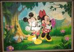 Mickey en Minnie King puzzel 20st 1812B, Ophalen of Verzenden, Minder dan 500 stukjes, Zo goed als nieuw, Legpuzzel