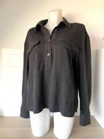 Penn&ink Grijze blouse met lange mouwen maat 36, Ophalen of Verzenden, Zo goed als nieuw, Grijs, Lange mouw