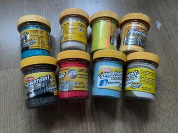 adv 987 / NIEUW mixset 8 potjes BERKLY POWEERRBAIT beschikbaar voor biedingen