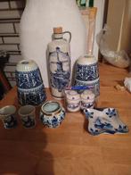 11 sierlijke Delfts blauwe items voor €22,-, Antieke Delfts blauw woon accesoires, Gebruikt, Ophalen