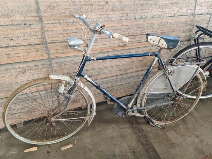 Oldtimer Herenfiets schuurvondst, Fietsen en Brommers, Fietsen | Oldtimers, 51 tot 55 cm, Jaren '60 of nieuwer, Ophalen