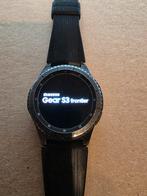 Samsung Gear S3 Frontier - Smartwatch, Gebruikt, GPS, Zwart, Ophalen of Verzenden