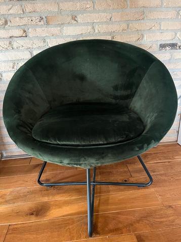 Groene fauteuil - Stijlvolle zitplek! beschikbaar voor biedingen