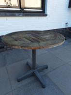 Houten bijzettafel voor buiten, Gebruikt, Rond, 55 tot 75 cm, Landelijk