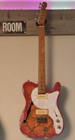 Telecaster thinline paisley geweldige gitaar, Ophalen of Verzenden, Zo goed als nieuw, Solid body, Overige merken