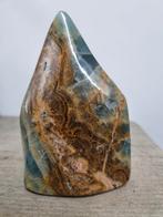 Sculptuur van blauwe onyx, Lemurian aquatine, Ophalen of Verzenden, Mineraal