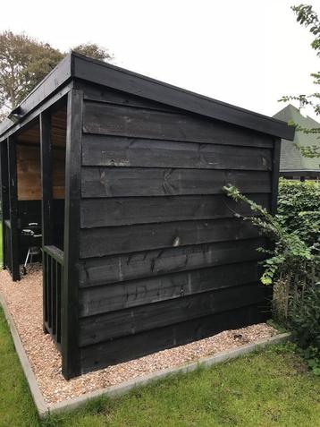 Zwarte Vlotdelen/ potdekselplanken 25x275 a 5m beschikbaar voor biedingen