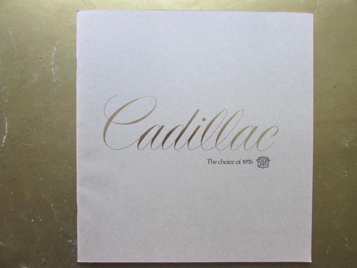 1976 Cadillac grote prestige brochure, Engels, Boeken, Auto's | Folders en Tijdschriften, Zo goed als nieuw, Overige merken, Ophalen of Verzenden