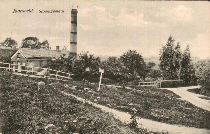 Jaarsveld - Stoomgemaal, Verzamelen, Ansichtkaarten | Nederland, Gelopen, Utrecht, Voor 1920, Ophalen of Verzenden