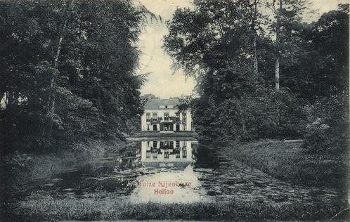 Huize Nijenburg Heiloo - gezicht op - 1910 gelopen, Verzamelen, Ansichtkaarten | Nederland, Gelopen, Gelderland, Voor 1920, Ophalen of Verzenden