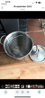 Roestvrijstalen asperge pan, Ophalen of Verzenden, Gebruikt