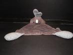 BAMBINO KONIJN KNUFFELDOEK DRIEHOEKIG VELOURS, Kinderen en Baby's, Speelgoed | Knuffels en Pluche, Verzenden, Nieuw, Overige typen