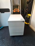 Metalen Ladekast met Slot - 3 Lades, Huis en Inrichting, Kasten | Roldeurkasten en Archiefkasten, Minder dan 50 cm, Gebruikt, Ophalen of Verzenden