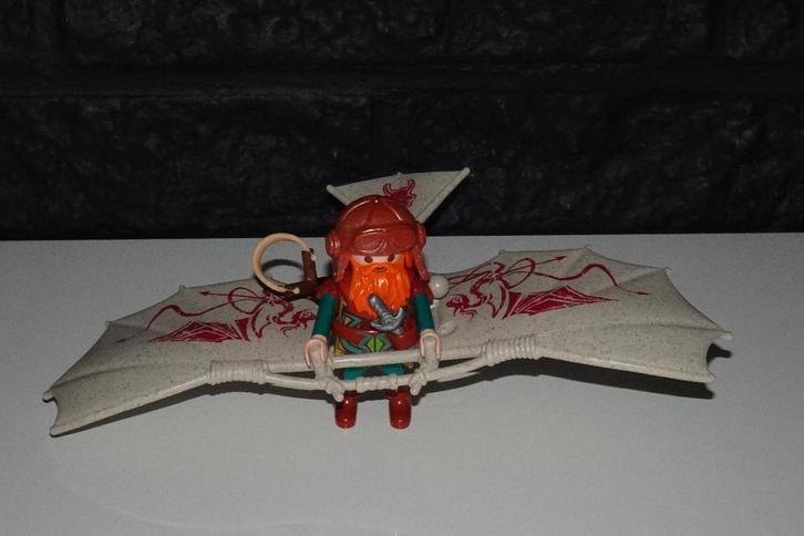 02 - Ridder dwerg met zerfvlieger 9341, Kinderen en Baby's, Speelgoed | Playmobil, Gebruikt, Ophalen of Verzenden