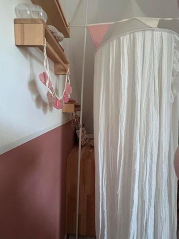 Jollein Vintage Klamboe + Piekstok - Witte Ruffles beschikbaar voor biedingen