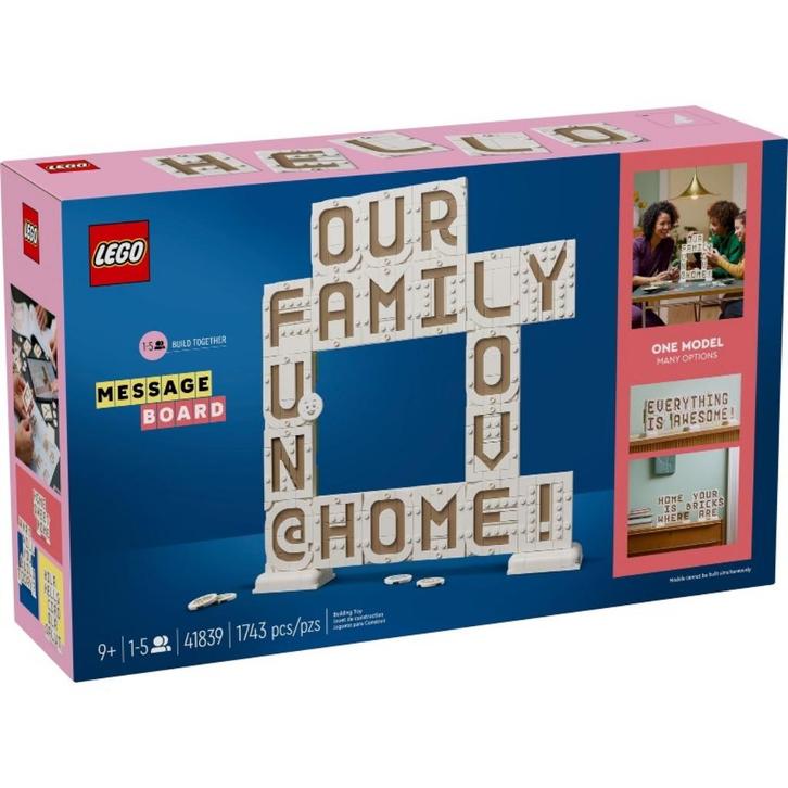 Lego Exclusives 41839 Notitiebord NIEUW in Doos, Kinderen en Baby's, Speelgoed | Duplo en Lego, Nieuw, Lego, Complete set, Ophalen of Verzenden